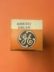 General Electric 6BK4C 6EL4A Radio/amplifier/tv Vacuum Tube W/box. Fixed Price $6.20.