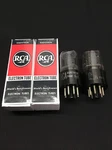 Matched Pair Rca 6SN7GT Premium Audio Vacuum Tubes W/ Support Rods O.8643. Fixed Price $124.95.