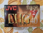 Jvc Camcorder Compact Vhs Tape TC-40 Ehg Hi Fi Ep 120 Lp Sealed New-old Stock. Fixed Price $12.99.