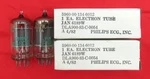 Vintage Nos Philips Jan 6189W/12AU7WA Platinum Plus Grade Matched Pair Tubes. Fixed Price $39.95.