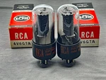Matched Nos Pair Rca 6V6GTA Power Tubes Dual Side Ring Getters Nib Condition. Fixed Price $119.99.