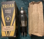 Type 58 Rca Engraved Base Radiotron Triad Box Antique Tube Pentode Rf/if. Fixed Price $33.13.