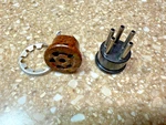 Amphenol Pin Plug And Socket For Speakers, Phonograph, Etc. 78-S5S 71-5S. Fixed Price $19.99.