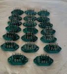 (20) Socket For Tube Types NL-5991 NL-5992 Readout National Electronics. Fixed Price $89.00.