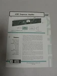 Original Vtg Altec Model 438C Compressor Amplifier Specification Sheet (A3). Fixed Price $15.95.