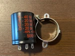New Jj 40/20/20/20 Uf 500V Quad Can Capacitor Tube W/ Mounting Clamp. Fixed Price $36.00.
