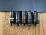 6V6 Gt Lot (qty 5), Mixed Construction, Vacuum Tubes * Eico 666 Tested. Fixed Price $65.00.