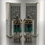 Nos Matched Pair Sylvania Jan 6189W/12AU7A/LONG Plates/maxi Tested. Fixed Price $34.90.