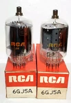 2 Nos Rca 6GJ5A Vacuum Tubes Tested Tv -7 For National NCX-3. Fixed Price $29.95.