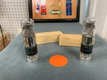 Pair Of Sylvania Magic Eye Tubes 6E5 VT-215 1944 Date Codes Nos Nib. Fixed Price $198.50.