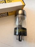 Nos Sylvania 6Y6GA Fat Bottle Black Plate 12.5 Watt Beam-power Tube. Fixed Price $30.00.