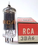 3BA6 Tube Rca Tested & Boxed Vintage Commercial Surplus. Fixed Price $9.20.