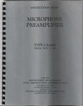 Republic Electronic Industries CA-1642 Microphone Preamplifier Instruction Book. Fixed Price $25.00.