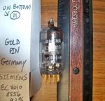 Strong Siemens Gold Pin Ec 8010 Tube - W. Germany. Fixed Price $52.49.
