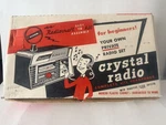 Vintage 1950S Remco Radiocraft Crystal Kit With Headphones & Original Box. Fixed Price $45.00.