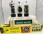 3 Nos 6BG6GA Vacuum Tube 1-EA Ge Sylvania Channel Master Hickok Tested Free Ship. Fixed Price $65.00.