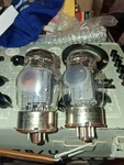 2 Usa Made Tungsol 3 Hole Gray Plate 6550 Tubes #9009. Fixed Price $79.99.
