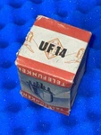 One Telefunken UF-14 Vacuum Tube / New In Box Ships Fast From Usa Nos UF14. Fixed Price $369.00.