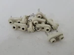 10X Ceramic Radio Sockets For HC6/U - (millen?). Fixed Price $39.95.