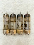 Valvo EL41 6CK5 Metal Base Disc Getter Tested Strong Tightly Matched Quad Rare. Fixed Price $275.00.