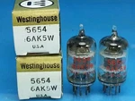 Westinghouse 5654 6AK5 Tube 1950S Gtr Nothing Better Sounding Nos Nib. Fixed Price $23.98.