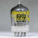 Western Electric 396A/2C51/5670 Square Getter Black Plate 1949 Strong. Fixed Price $145.00.
