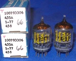 Nos Nib Matched Pair Western Electric 435A Vacuum Tubes Same 1976 Date. Fixed Price $79.99.
