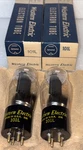 Pair Western Electric 101L Vacuum Tubes New In Box Same Date 1952. Fixed Price $225.00.