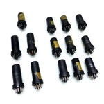 (assorted Lot Of 14)VINTAGE Metal Can Vacuum Tubes Rca, Sylvania, Delco, Ken-rad. Fixed Price $48.29.