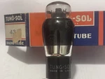 Type 43 Tung-sol Antique Radio Tube St Shape Power Amplifier Pentode Audio Rare. Fixed Price $13.99.
