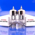 Two Sylvania Jhs 12AT7WA Tubes Gm % : 120/109 134/120 Amplitrex. Fixed Price $10.95.