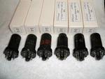 (6) Rca 6C5 Metal Vacuum Radio Tubes Tested Nos Hickok 539C Results Stated. Fixed Price $29.95.