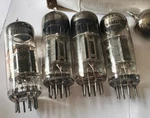 Rca Nos 12BY7A Vacuum Tube Getter Gray Plates 12BV7. Fixed Price $20.00.