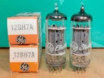 Pair Of Ge 12BH7A Nos Nib Vacuum Tubes - 7% Matched #2. Fixed Price $125.00.