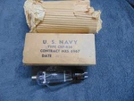 Antique 1943 Raytheon/u.s.navy Crp 836 Radio Vacuum Tube New Old Stock Works. Fixed Price $30.00.