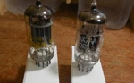 Matched Pair Sylvania And Ge 7025 (12AX7) Tubes! Low Noise, Microphonx. Fixed Price $45.00.