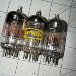 3 Nos Ge Raytheon Rca 6BQ7A Vacuum Tube. Fixed Price $18.00.