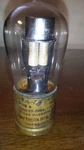 Vintage Raytheon Type Bh Vacuum Tube Brass Base Globe Tipped - For Display. Fixed Price $10.71.