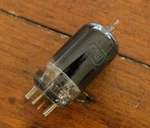 Tung-sol 12AU7 Black Glass Tube Amplitrex Tested Fair. Fixed Price $25.00.