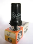 One 1954 Ge 6C5 Metal Tube - Hickok TV7B Tests 80, MIN:50. Fixed Price $15.25.