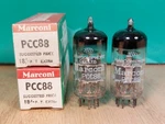 Pair Of Mullard (marconi Lbl) 7DJ8 PCC88 Nos Nib 1968/69 Vacuum Tubes. Fixed Price $120.00.