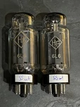 Rare Balanced Pair Rft Ddr Wf EL34 6L6G VT-115 CV1948 50'S Nos. Fixed Price $500.00.