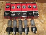 Lot Of 11 Rca 6BQ6GT Vacuum Tubes Tested. Fixed Price $55.00.