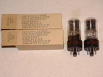 JAN-CLRV-12SX7GT (12SN7GT) Ge Tube*nib*nos*super Strong Matched PAIR*#R3. Fixed Price $125.00.
