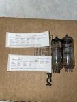 Two Russian EL84 Vacuum Tubes / Etracer Tested = 70% Umhos , 50% Ma Plate Curren. Fixed Price $59.00.