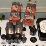 2 Rca Victor 6AD7G Nipper The Dog Pentode Triode Radio Tubes Nos Nib New Usa. Fixed Price $35.99.