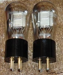 Worlds Rarest 102F Western Electric Tubes Nos Match Pair D-91144 New Made 1930'S. Fixed Price $1575.00.