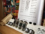 4X Rare Blackplate 6094 Bendix/cetron/tungsol W/ EL84 6BQ5 Adapters (6AQ5 6005). Fixed Price $1450.00.