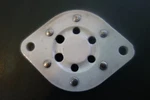 Vintage National 6 Pin 1 7/8" Mounting Ceramic Tube Sockets - Used. Fixed Price $9.95.