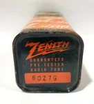 1 Extremely Rare Factory Sealed Nos Zenith 50Z7 G Vacuum Tube. Fixed Price $199.95.